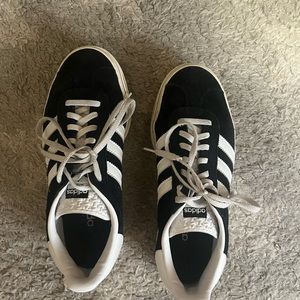 Adidas Gazelle bolds, black and white size 8.5